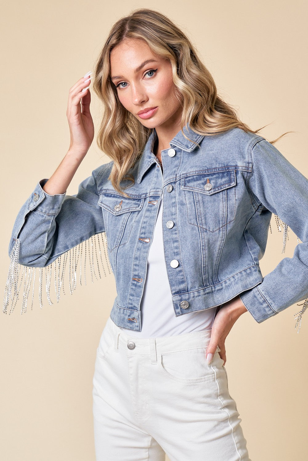 RHINESTONE RODEO | DENIM JACKET