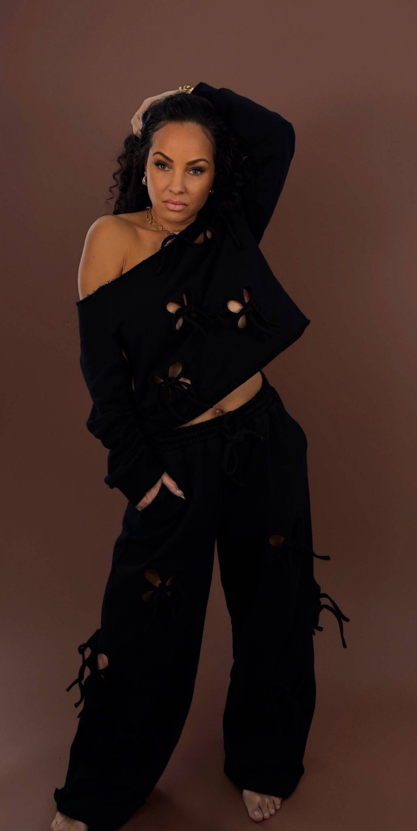 PEEK-A-BOO | OFF SHOULDER SET