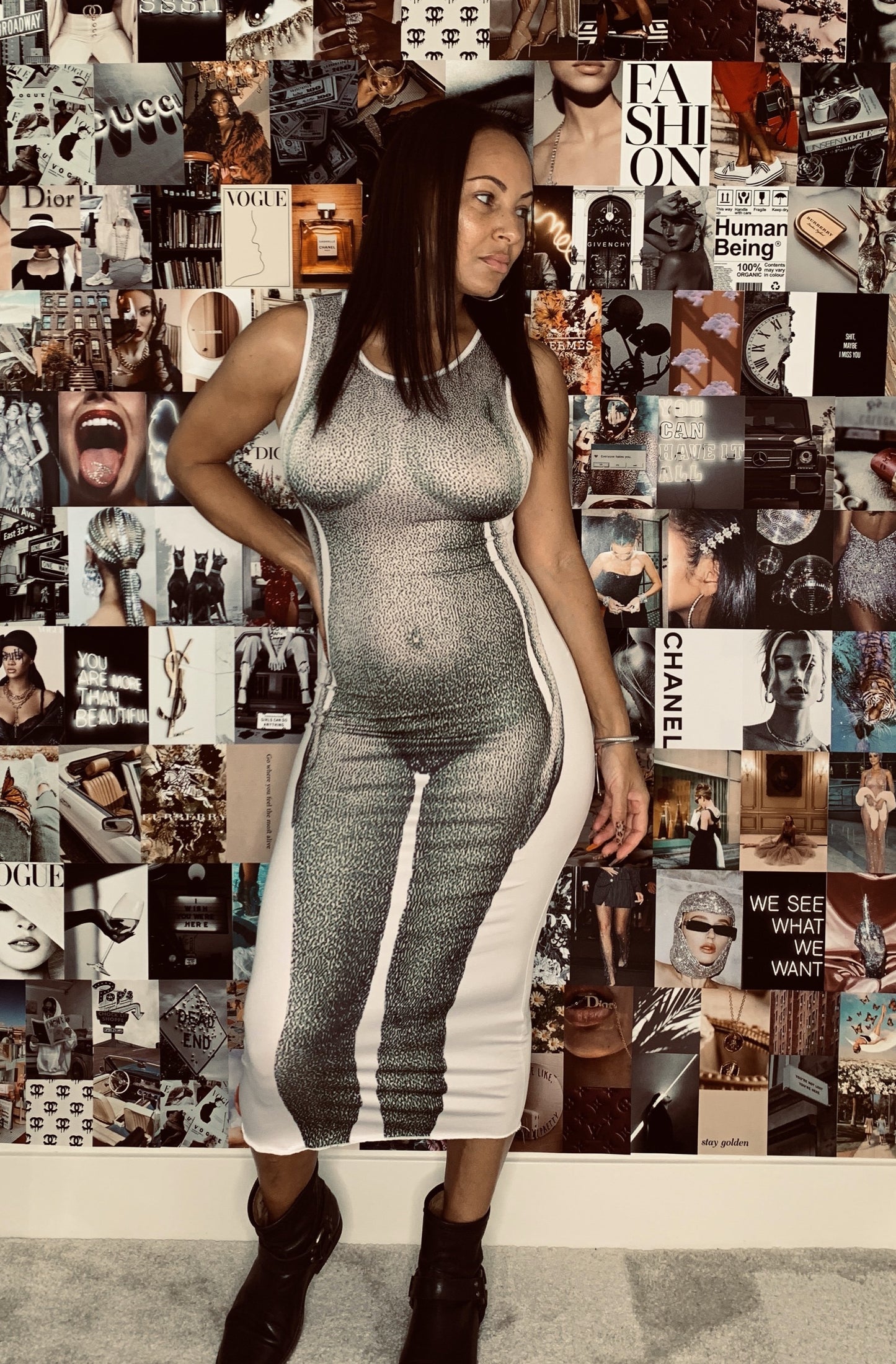 SHE gotta BODY on HER Dress