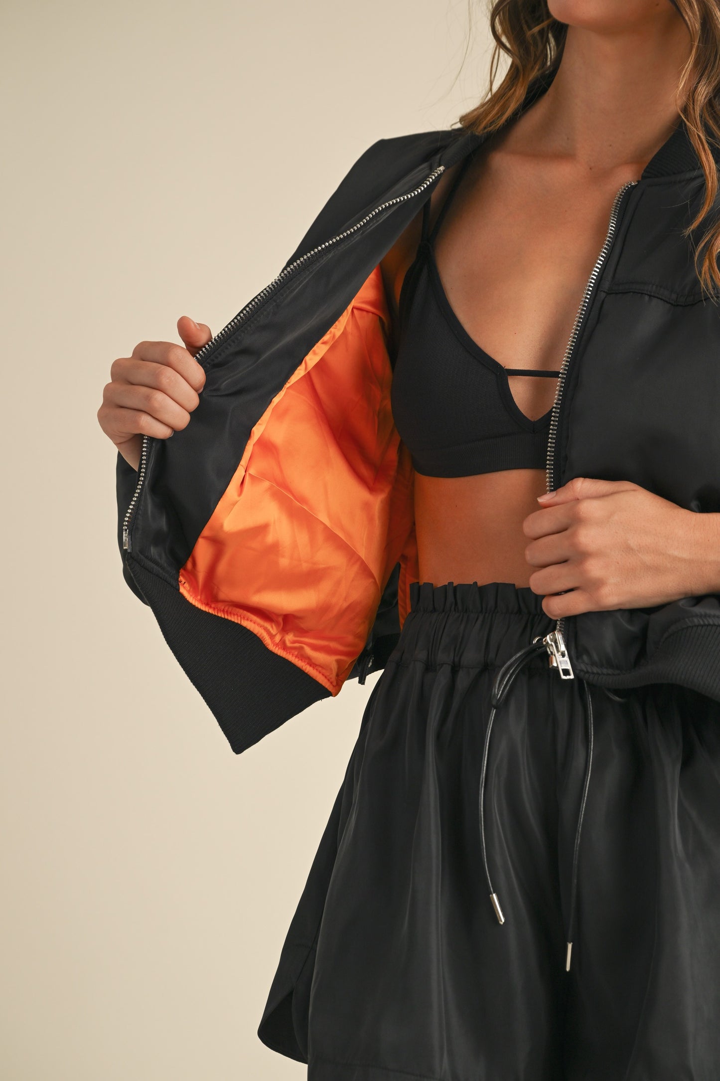 bombHER | BOMBER JACKET AND SHORT SET