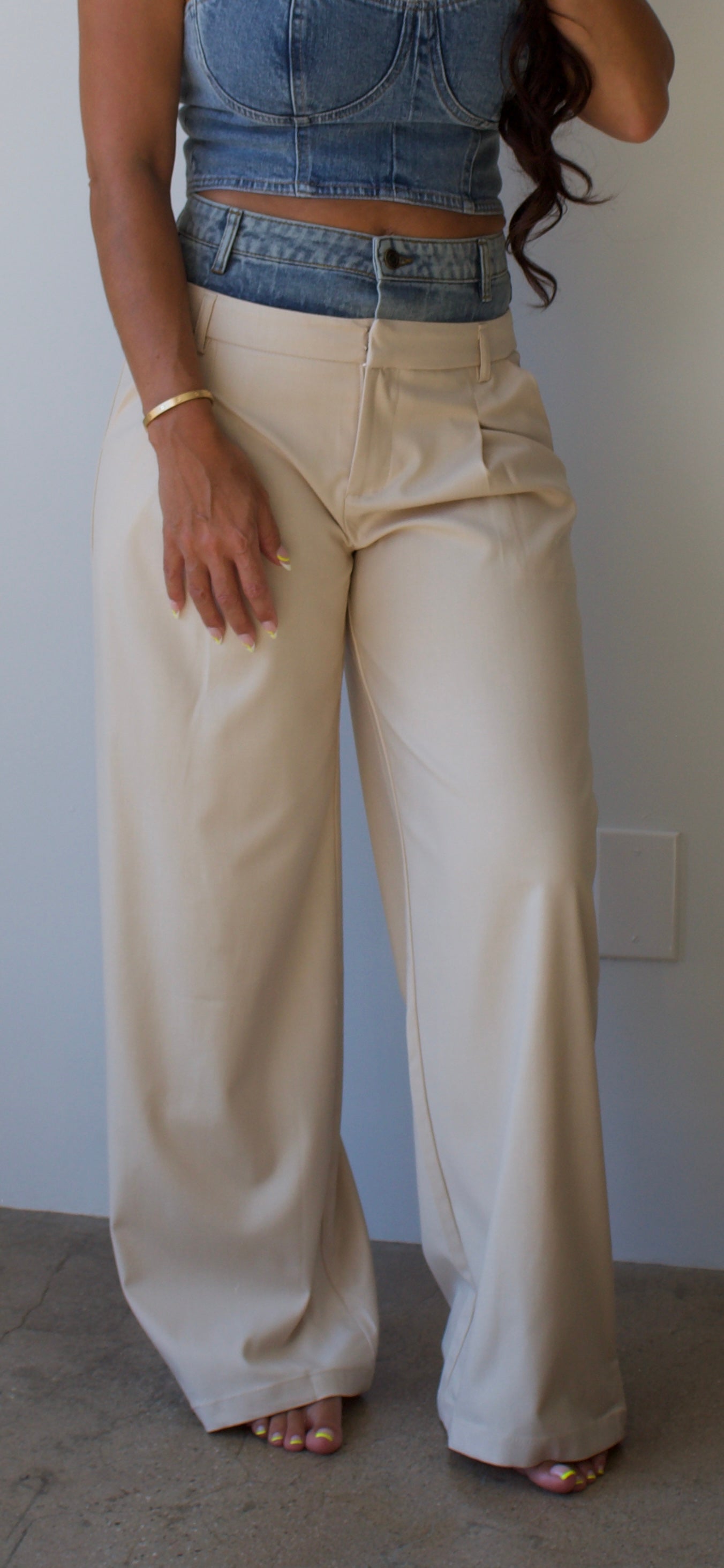 Never Basic | Double Waistband Pants