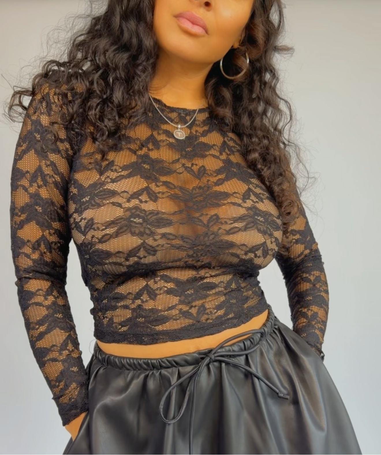 RECKLESSLY TOXIC | LACE TOP